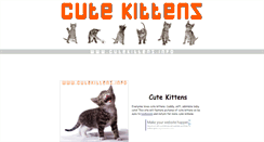 Desktop Screenshot of cutekittens.info